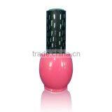 Hot Selling Pink Round Empty Glass Bottles for Nail Polish, Fancy Custom Gel Nail Container With Cap and Brush thumbnail-1