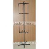 3 Sides Revolving Floor Pegs Display Fixture With Competitive Price