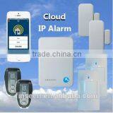 Wireless security alarm system IP Cloud android /IOS not gsm alarm