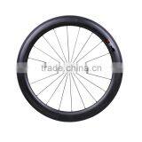 New Arrival Carbon Bicycle Clincher RimCarbon Aero Road Bike 60C Clincher Wheelset 60mm Clincher 60mm Stiffness Road Racing thumbnail-4