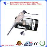Newest Design hands-free Ear Hook Bluetooth Headset Earphone for Samsung S5 for iPhone 5S