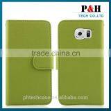 High Quality Leather Cover Case for Samsung Galaxy s6 Case for Samsung Galaxy s6 Leather Case thumbnail-4