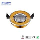 Indoor Fixture Round Recessed Small Golden Color Led Ceiling Light