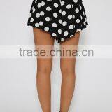 Black and White Spots Women Short Pants thumbnail-4