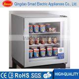 countertop freezer mini ice cream display freezer upright glass door freezer