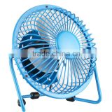 4" inch mini USB power desktop metal electric air cooling fan for home office cooler