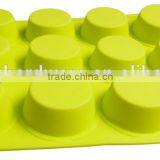 A02-21 Twelve Holes Eco-friendly Silicone Mold for DIY Cake Mold Baking & Pastry Mold thumbnail-1
