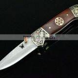 Acid Branch Version OEM Damascus Steel Folding Knives Collection Knife UDTEK01303 thumbnail-1