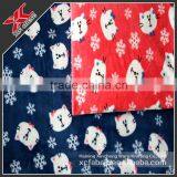 Polyester Knitted Fabric Cute Cat/ Floral Print