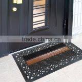 Cutout design injection mats entrance PVC floor door mat