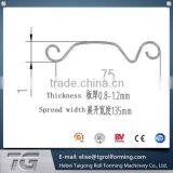 Latest Design Shutter Door Slat Roll Forming Machine Steel Profile Roller Shutter Door Machine