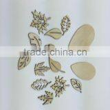Table Decoration Gold Leaf Wood Decoration thumbnail-1