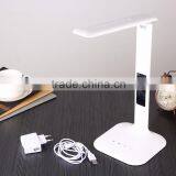 Dimmable LED Table Lamp Led Rechargeable Desk Lamp Eye Protection Portable LED Reading Lamp With Calendar Alarm Colck thumbnail-2