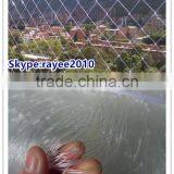 clear plastic mesh netting, clear netting,transparent nylon monofilament fishing net for protection,nylon safety net