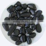 Black Polished Gravel Pebble Stone thumbnail-2