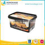 250g Cream Rolls Tubs With Lids,Food Grade Plastic Container Packaging Manufacturer thumbnail-1