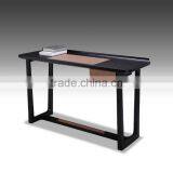 Modern Simple Hot Wood Kids Study Table With Drawer Black Color Book Room Office Table thumbnail-2