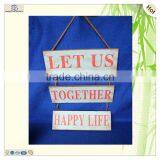 Custom Design Popular Hanging String Mdf Material Door Plate thumbnail-2