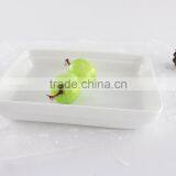 Chaozhou Factory Direct Wholesale Rectangular Porcelain Tray Dishes, Ceramic French Fries Plates thumbnail-3