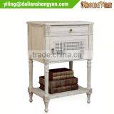 Antique Bedroom Furniture Wooden Side Table With Drawer thumbnail-1