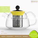 Hot Selling Colored Pyrex Glass Luxury Tea Thermos Pot thumbnail-1