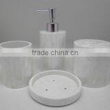 High End Quality Best Selling Special Newest Designed White MOP Bath Set From Vietnam thumbnail-1