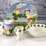Promotion Item Porcelain Royal Children Dinner Set High Quality Eco-friendly New Bone China Dinner Plate Dinner Gift Set thumbnail-1