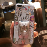 Cartoon Cell Phone Case Silicone Mobile Phone Cases for IPhone7/7Plus/6/6s/6plus/6splus With Finger Ring Stent Holder thumbnail-5