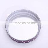 Set 4 Clear Square Empty Glass Storage Jars With Dot Metal Lid thumbnail-4