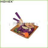 High Quality Baboo Lacquer Square Salad Bowl/Homex_Factory