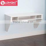 Floating Desk Storage Modern Wall Computer Desk Floating Hanging Shelving Space Saver Wall Mounted Desk thumbnail-2