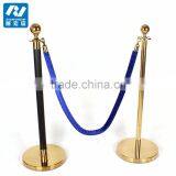 2pcs Black Steel Crowd Control Stanchion thumbnail-5