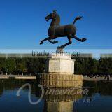 Large Outdoor Copper Sculptures Metal Bronze Horse Fountain thumbnail-1