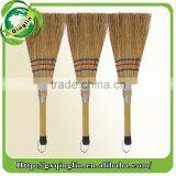 New Product Home Usage Straw Sorghum Broom With Wooden Handle thumbnail-1