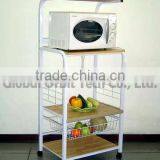 Home Furniture Warehouse Rack Metal Pan Rack Stainless Steel Kitchen Utensil Rack thumbnail-5