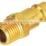 High Quality ,brass Material , BSP,1/4" 3/8" 1/2" Male Thread Geman Type Plug Europe Type Plug thumbnail-1
