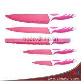 Multi Purpose Anti Slip Handle Kitchen Knife Set With Crystal Acrylic Block thumbnail-6