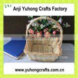 Storage Willow Basket With Handles Convenient For Picnic thumbnail-1