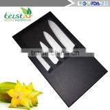 High-grade Wooden Box Ceramic Knife Set Pure White ABS Handle Ceramic Knife Three-piece Suit thumbnail-5