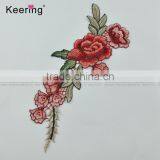 Fashion Flower Patterend Adhesive Applique Embroidery Patches for Garment Accessories thumbnail-1