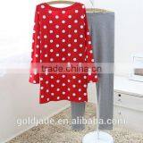 100% Combe Cotton Leisure Homewear,summer Blank Red Homewear,embroidery or Printing Long Homewear thumbnail-2