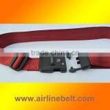 NEW Seatbelt Wine Red Luggage Belt, Top Quality thumbnail-1