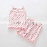OEM ODM Good Quality Baby Clothing Sets Wave Bottom Vest With Shorts Twinset thumbnail-2