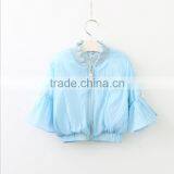 2017 Summer Girls Outdoor Sun-protective Clothing Coat With Pearl Decorative Zipper Pulls thumbnail-3