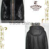 Woolen Jacket With Hood for Lady thumbnail-1