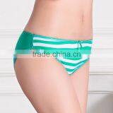 Front Cute Strie Printing Sexy Lingerie Cotton Underwear Stock Wholesale Women Panty thumbnail-1