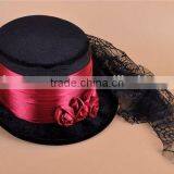 Adult Halloween Vampire Top Hat , Vampire Top Hat ,vampire Hat thumbnail-2