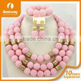 2015 New Arrival Africa Beads Jewelry Sets Including Necklace,bracelet,ring,earings Wholesales African Coral Beads Jewelry Set thumbnail-5