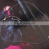 Sparkling Crystal Fishing Wire Necklace Simple Wire Necklace With cz Crystal Sotne High End Crystal Necklace Elegent Jewelry thumbnail-1