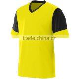 Custom Wholesale Mens Training Tshirt Self Fabric V Neck Collar Athletic Tee Wicks Moisture Polyester Sport Top thumbnail-6
